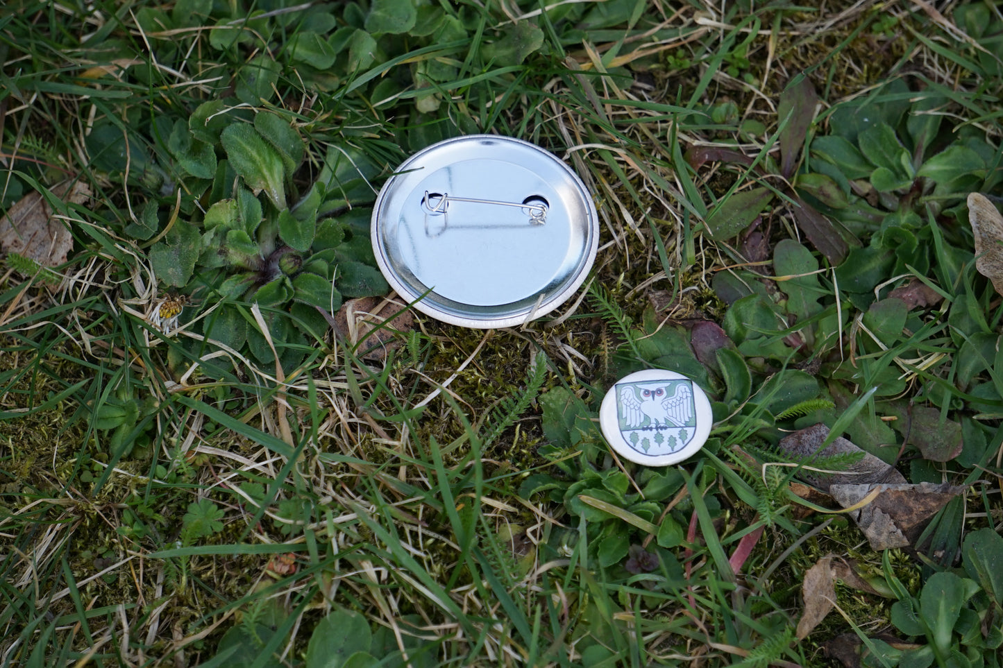 Waldhüter Button - Button in 25 mm u. 50 mm - Für die Jacke, für den Rucksack - Level 1 beim WaldQuest